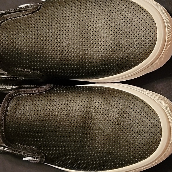 Vans Perforated Leather Slip-On Shoe - Picture 7 of 8